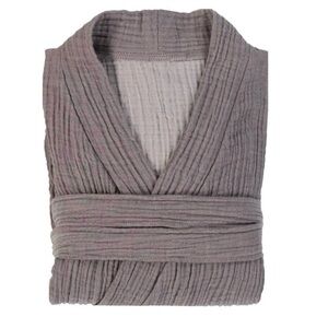 Pokoloko Crinkle Robe Turkish Cotton Size Small Medium Bath Lounge Gauze